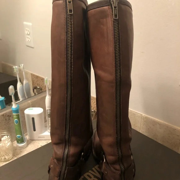 Frye Phillip Harness boots 9.5 - Picture 5 of 6